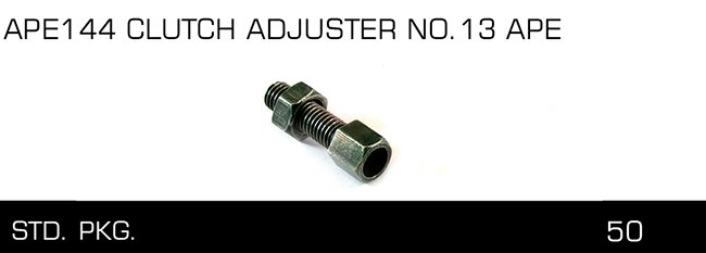 APE1 44 CLUTCH ADJUSTER NO 13 APE APE1 44 CLUTCH ADJUSTER NO 13 APE